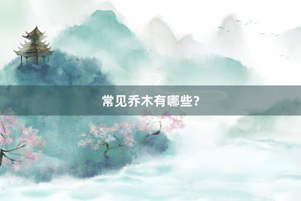 常见乔木有哪些？